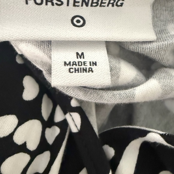 Diane von Furstenberg Target Women's Midi Sea Spots Black Wrap Dress - Picture 7 of 8